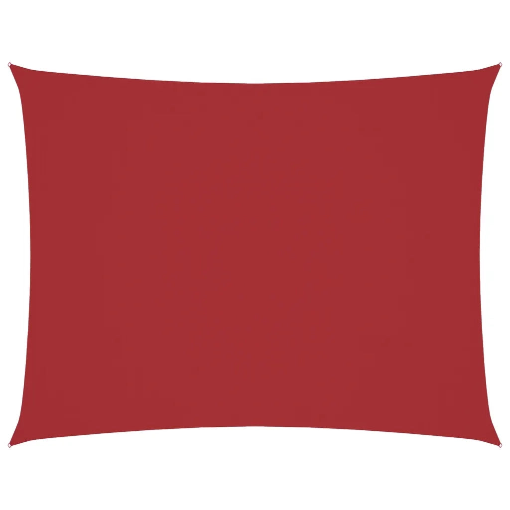 Parasole a Vela Oxford Rettangolare 3x4,5 m Rosso 135651