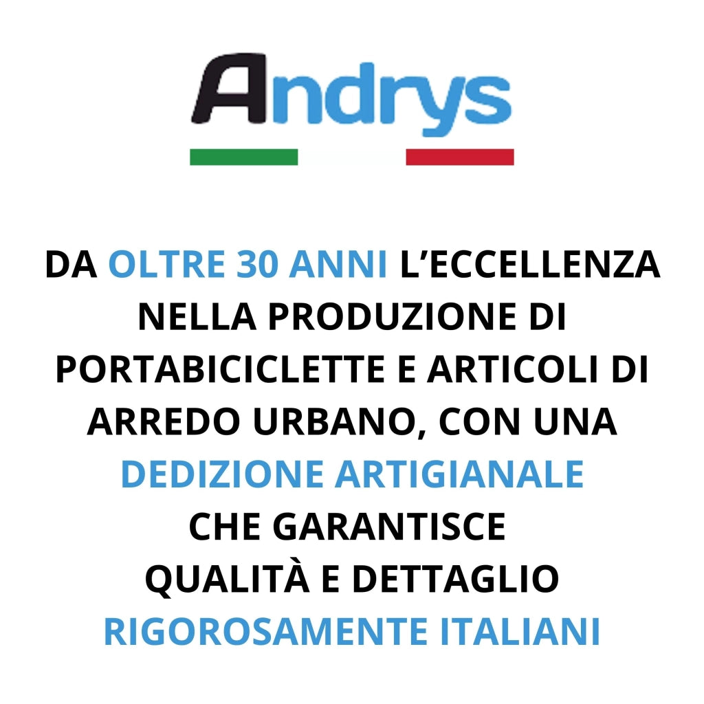 Andrys Cestino Rifiuti Esterno da Inghisare Rosso H120