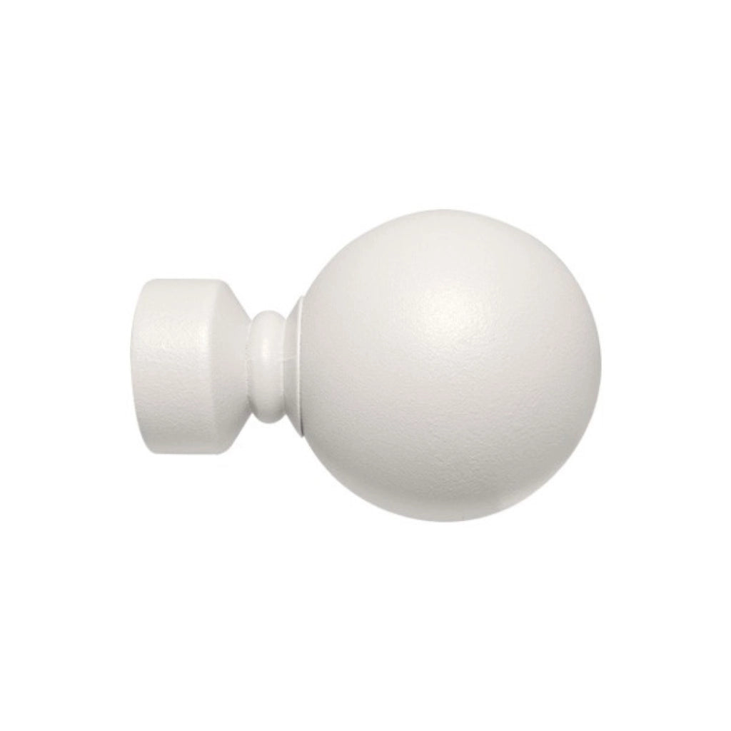 Terminale Ø28 Ball Bianco - Emmebi