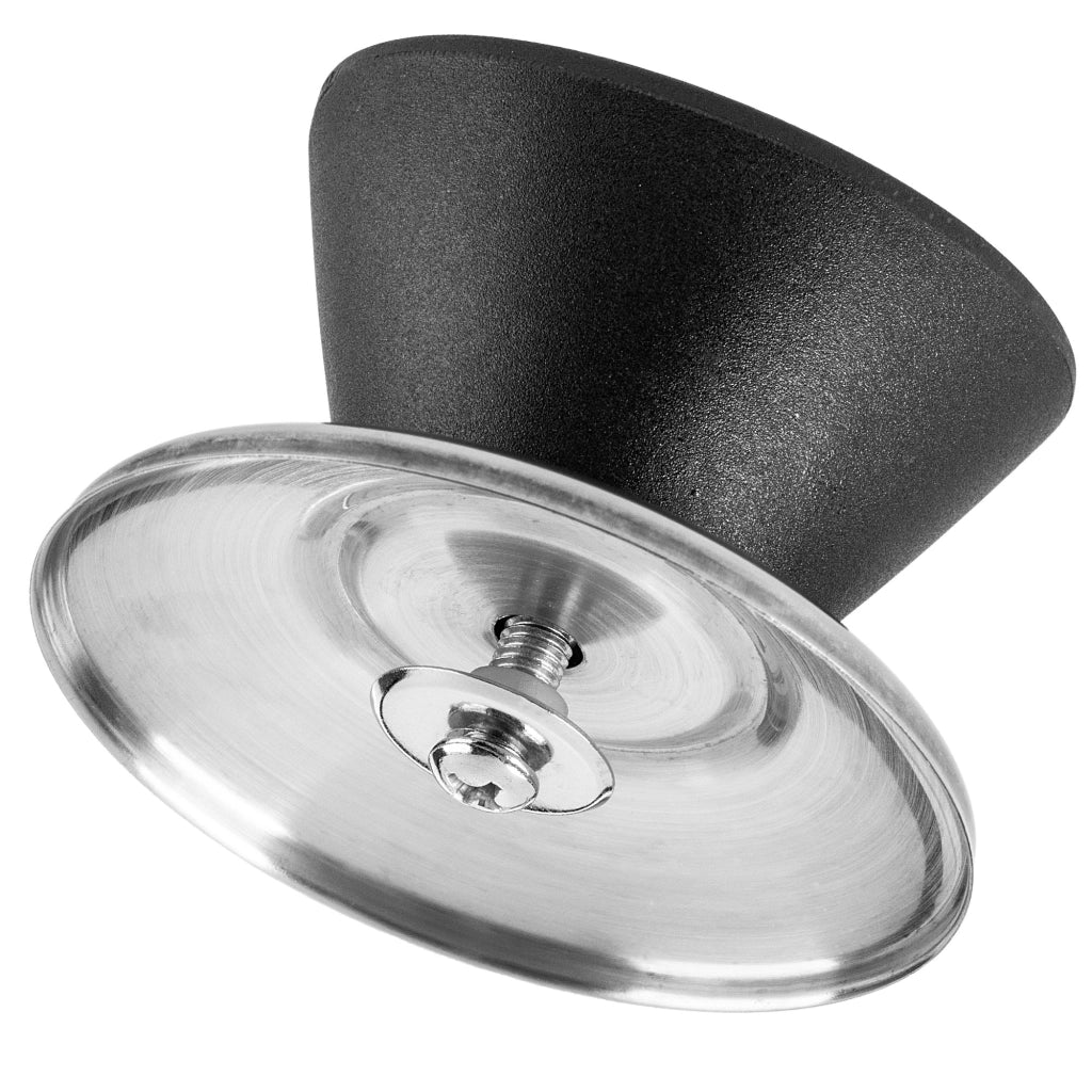 Pomello per coperchio KADAX, pomello per coperchio pentola, pomello per padella, nero, 3 pezzi