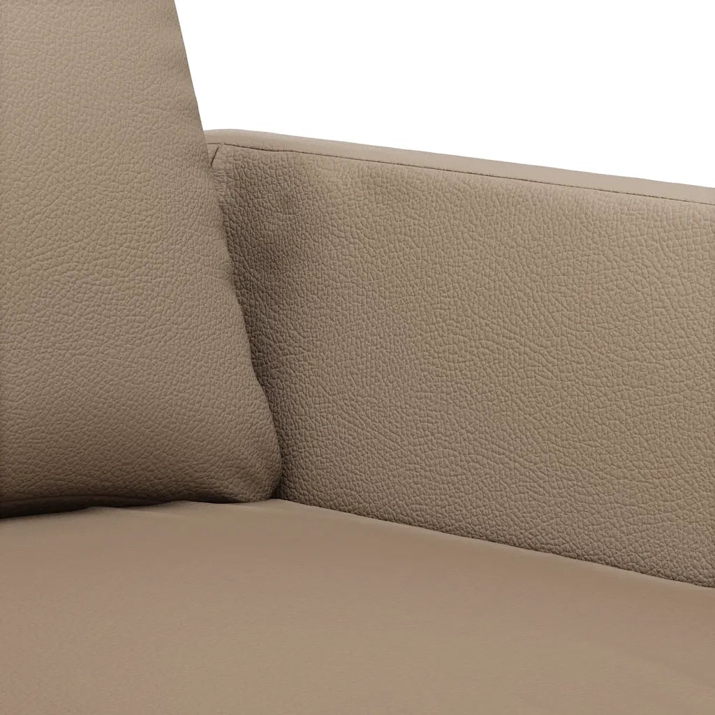 Divano a 3 Posti-Sofa 3 Posti Cappuccino 180 cm in Similpelle 661950