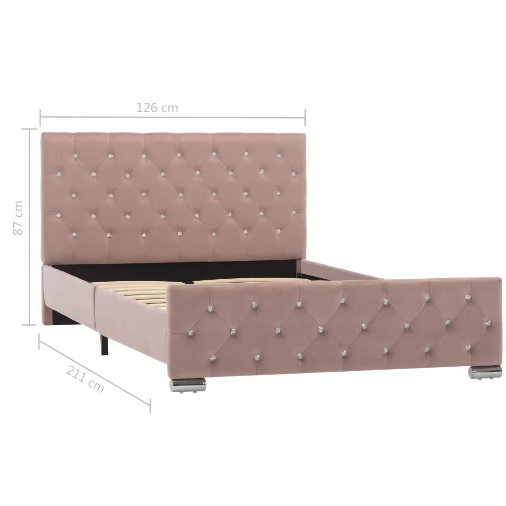 Giroletto Rosa in Velluto 120x200 cm 286825