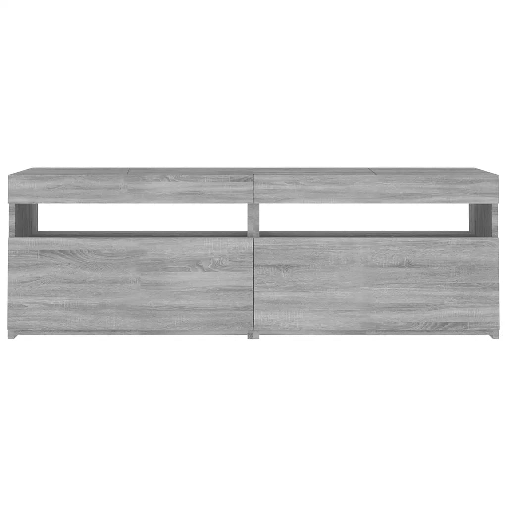 Mobile Porta TV con Luci LED-Mobile per TV-Credenza TV Grigio Sonoma 120x35x40 cmcm 747280