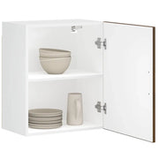 Pensili da Cucina 2 pz Porto Rovere Marrone Legno Multistrato 854052