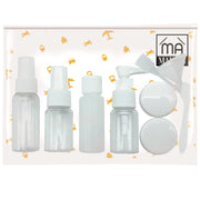 MAURY'S KIT DI CONTENITORI DA VIAGGIO IN CONFEZIONE DA 9 PZ