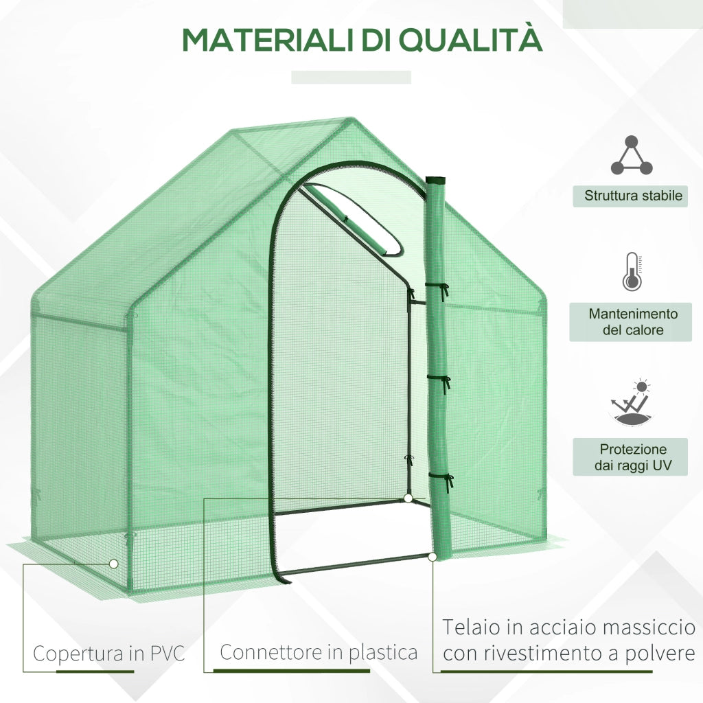 Serra da Giardino ¨C Minimal ¨C Verde 180x100x168 cm