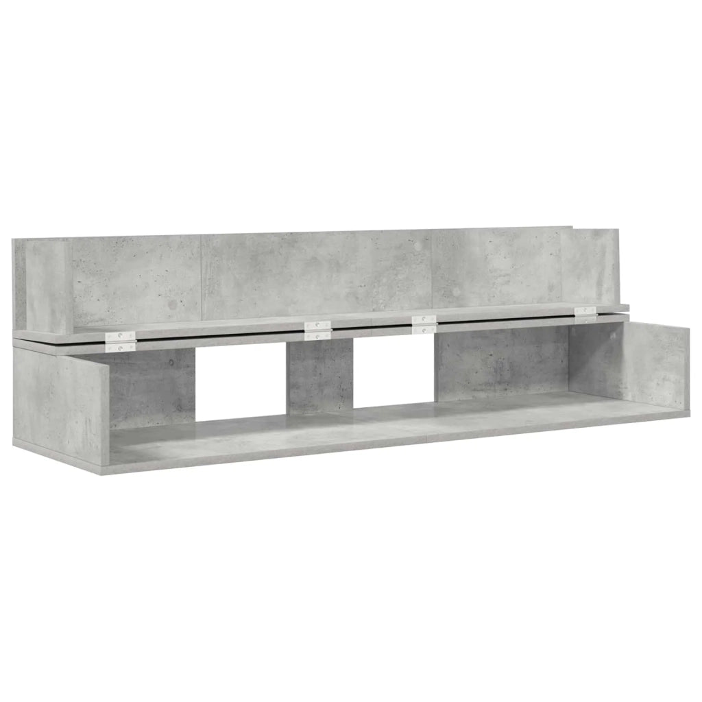 Scrivania studio Grigio Cemento 110 x 40 x 19,5 cm 8006687