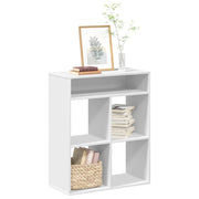 Libreria Bianca 66x31x80 cm in Legno Multistrato 860292