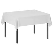 Tovaglia da Tavolo Rettangolare Bianco 140 x 160 cm Poliestere 42039860