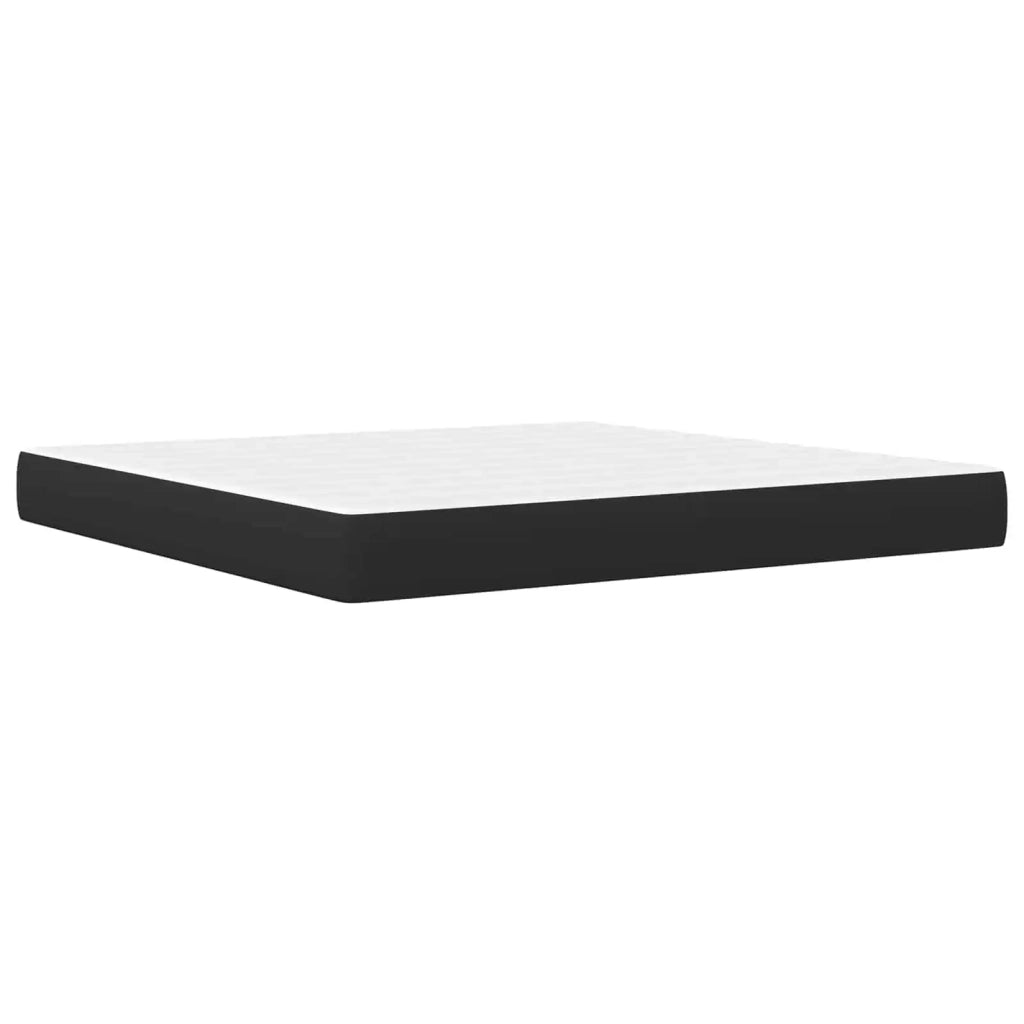 Struttura del letto con testiera Nero 180 x 200 cm Similpelle 3415272