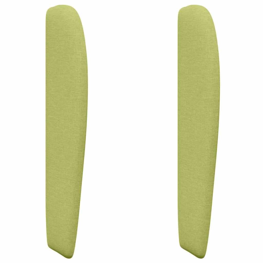 Orecchia della Testata Verde 80 x 23 x 6 cm Tessuto 346563