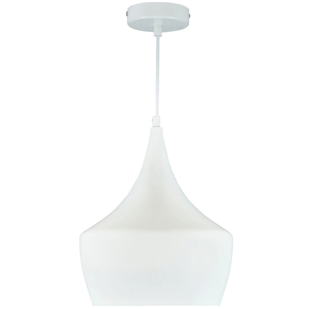 Lampada a sospensione Modern bianco/oro E27 Polux 306760