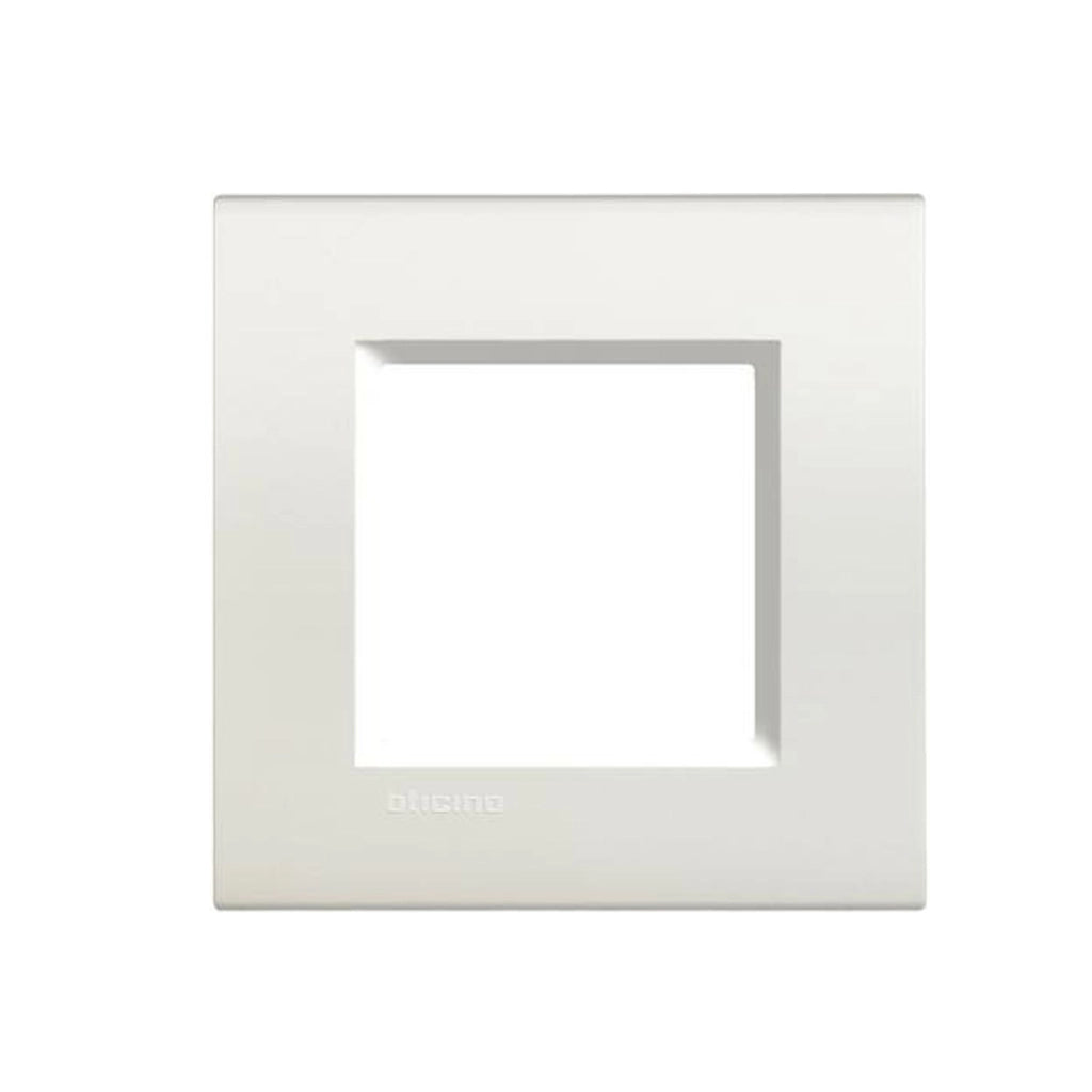 Bticino Placca 2 Moduli Bianco