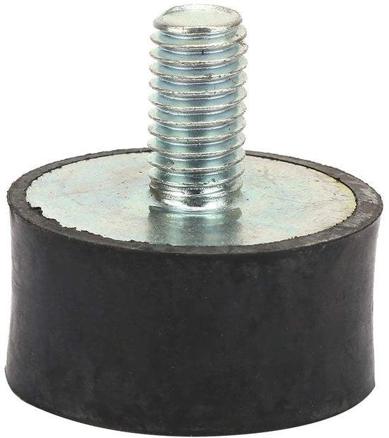 Supporti in gomma per compressori - 4 pezzi M8 - Dampening del rumore - Riduzione del shock - Controllo del rumore - Durata elevata - Trattamento antivibrazione