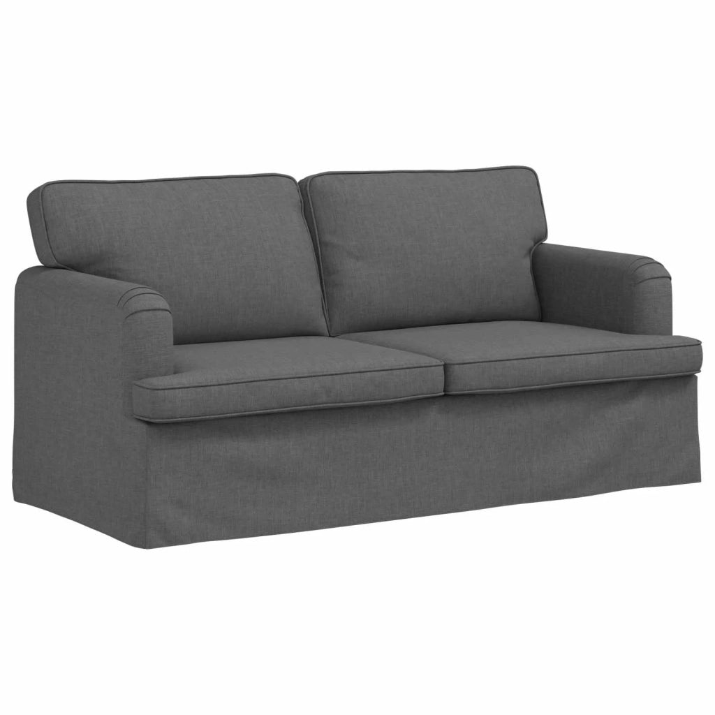 Divano Grigio scuro 142 x 80 x 85 cm Tessuto