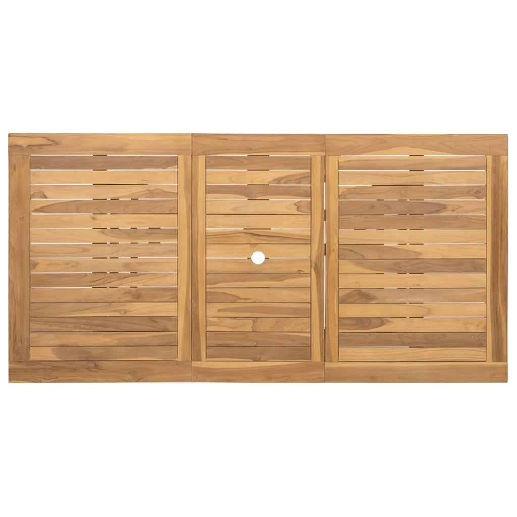 Set da Pranzo per Giardino 7 pcs Marrone Legno di teak solido 3375778