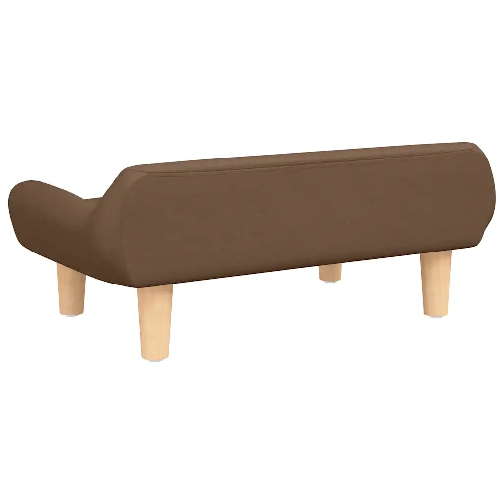 Lettino per Cani Marrone 70x40x24 cm in Tessuto 171948