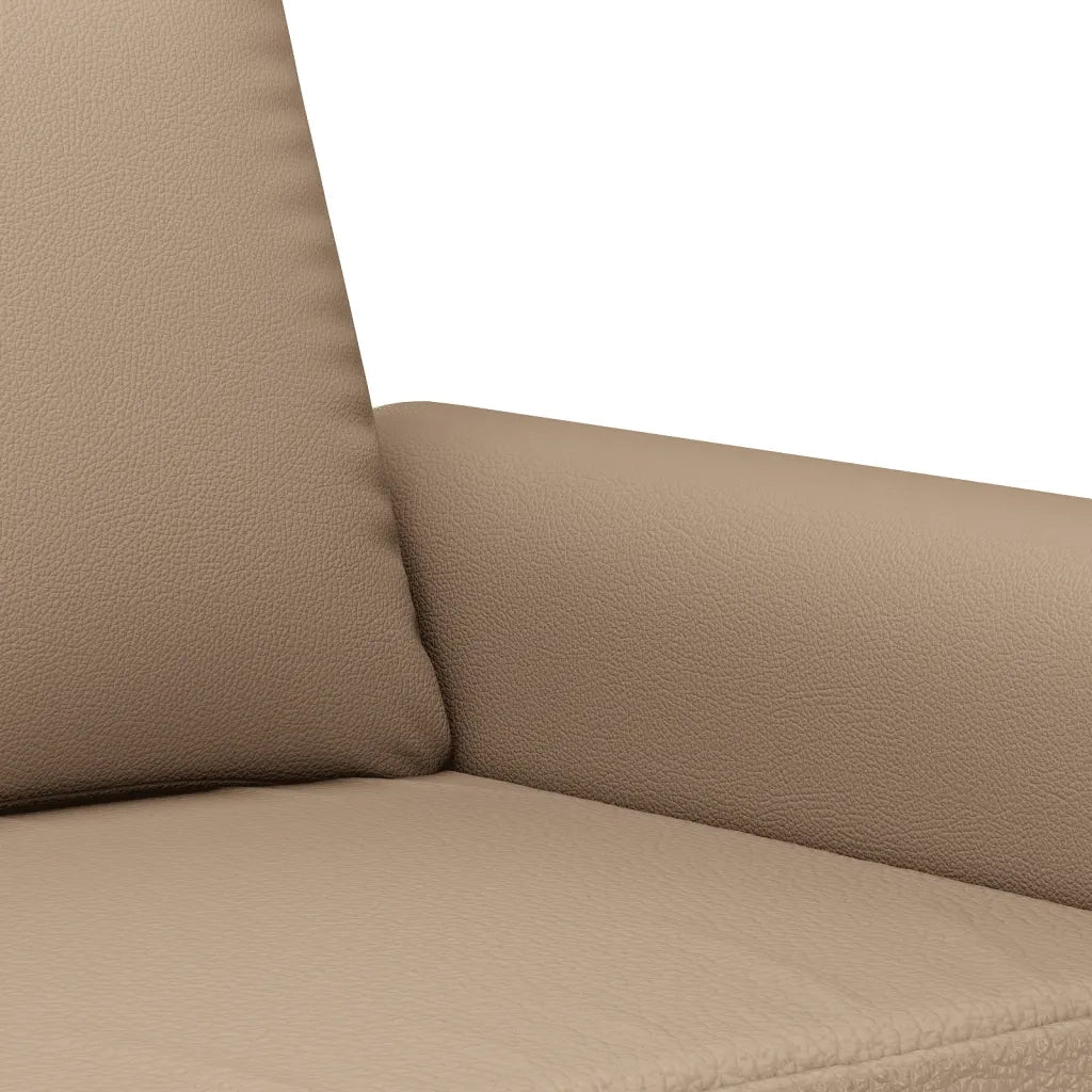 Set di Divani 2 pz con Cuscini Cappuccino in Similpelle 3202164