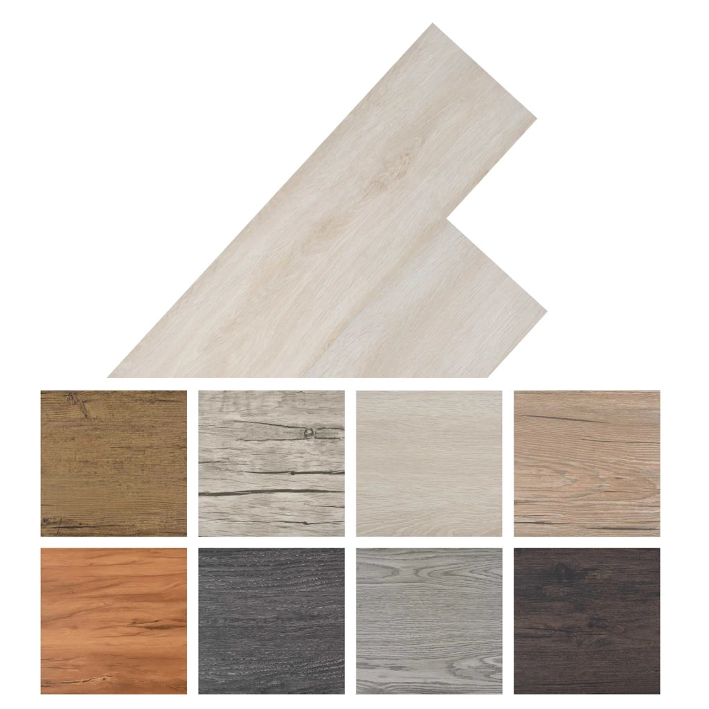 Plance per Pavimenti in PVC Autoadesive 30,5 x 61 cm 28 pz PVC CFW3631181