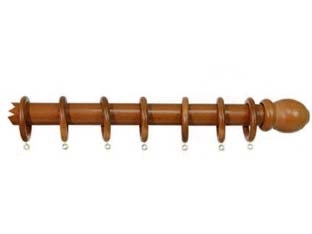 BASTONE IN LEGNO SENZA SUPPORTI Ø MM.35 OLMO  cm.160
