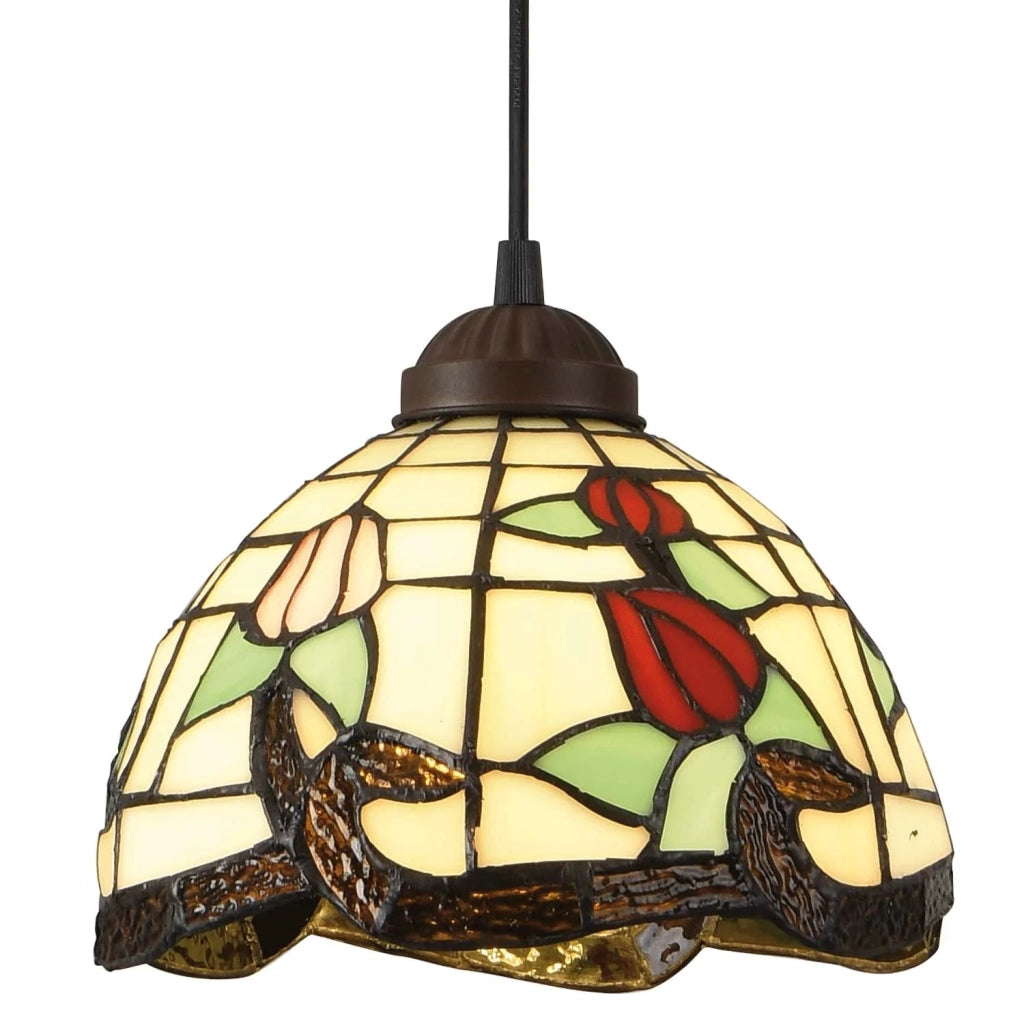 LÚZETE - LAMPADA DA SOFFITTO A 1 LUCE 20 CM TIFFANY KATY