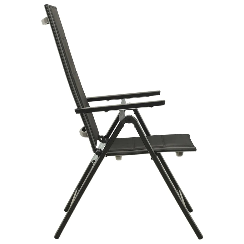 Set Mobili da Pranzo per Giardino 7 pz in Alluminio Antracite 3070638