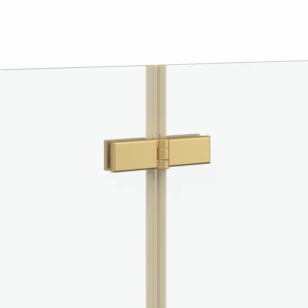 Involucro Doccia Oro 120 x 68 x 130 cm Vetro ESG e Alluminio CFW1017139