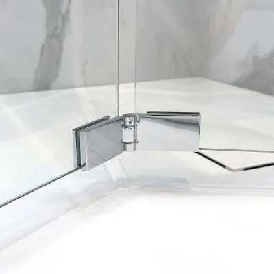 Box doccia 70x70 cm con porta a soffietto serigrafata H 200 cm Ted