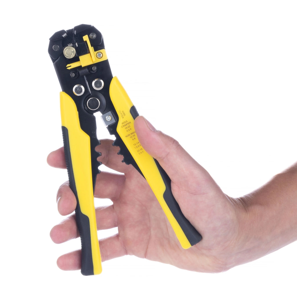 Pinza Spellafili Automatica con Crimpatrice – Acciaio Cromato, 0,2-6 mm² | Precisione e Durata