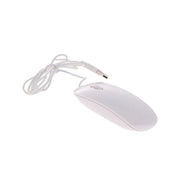 Trade Shop - Mouse Ultra Sottile Slim Cavo Usb 2.0 800-1600dpi Pc Notebook Plug&play -