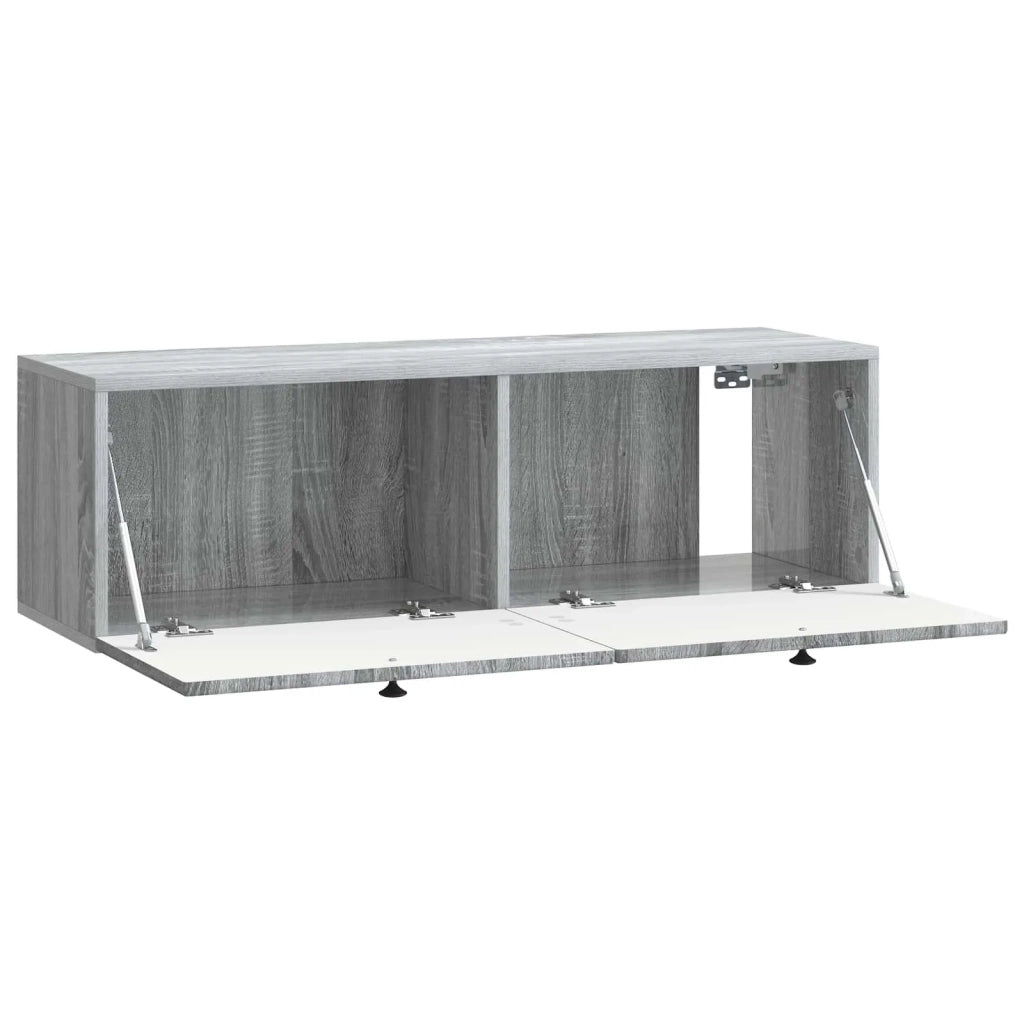 Mobile Porta TV da Muro-Credenza per TV sospesa Grigio Sonoma 98 x 31 x 30 cm 991579