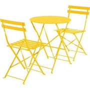 Set arredo Marsiglia pieghevole - Arredo Esterno Colore: Giallo