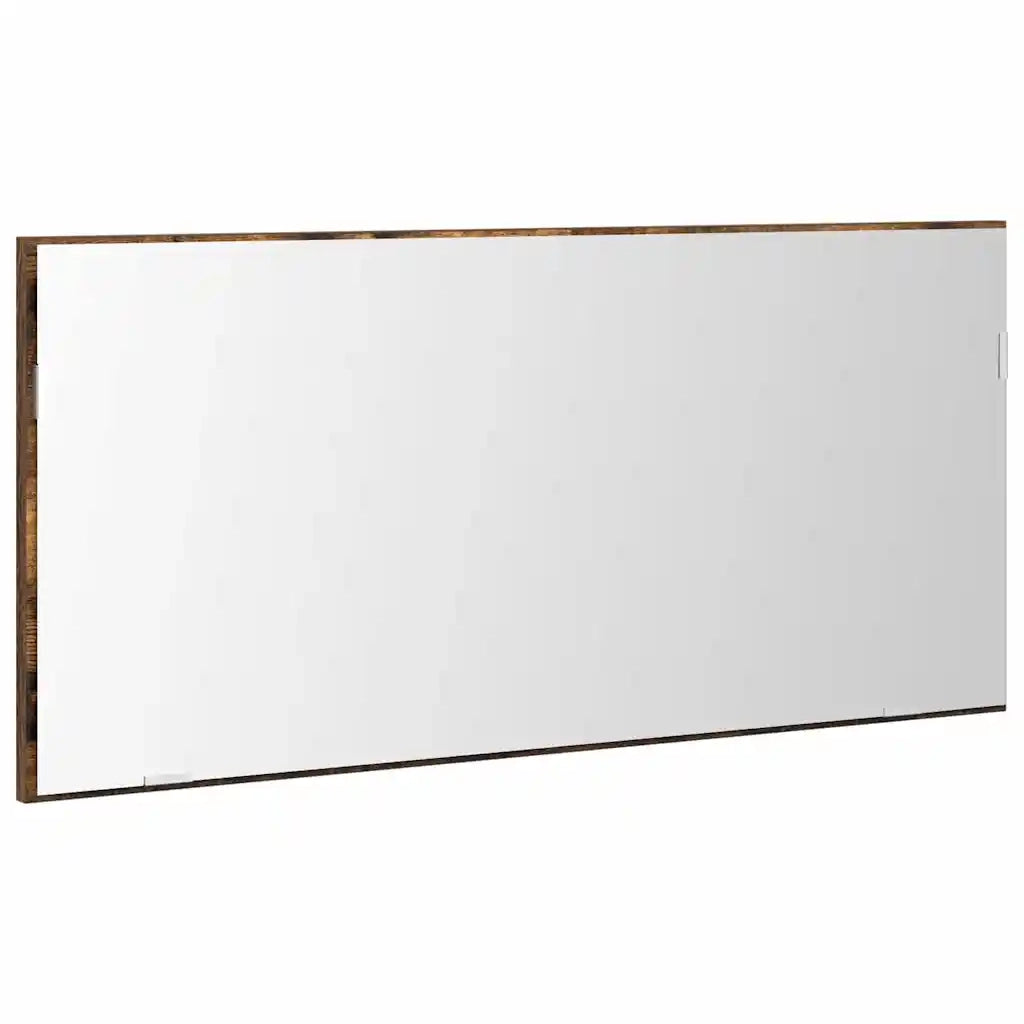 Specchio-Specchio per Bagno Marrone 80 x 37 cm Vetro e Legno Ingegnerizzato