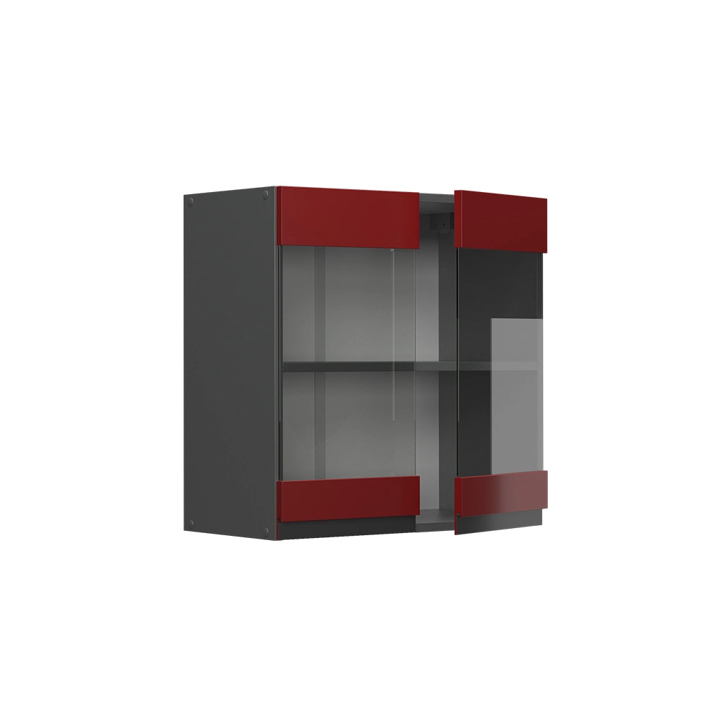 Vicco Mobile alto Rosso 60 cm Forma a J