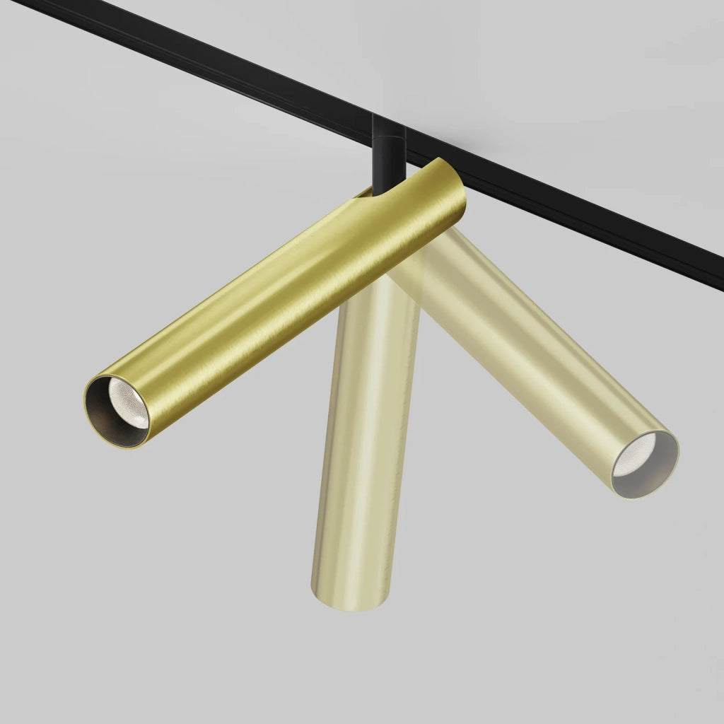 Maytoni Lampada da binario moderna Exility Focus T 1 luce LED integrato nero alluminio