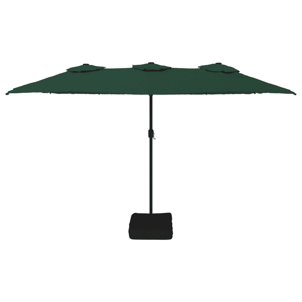 Ombrellone a Doppia Testa Verde 449x265 cm 362946