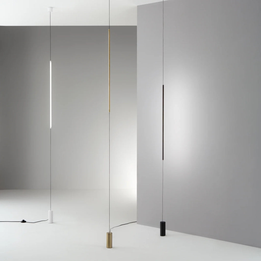 Lampada Da Terra Essence 1 Luce Led Integrato Ottone