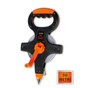 Trade Shop - Rotella Metrica Nastro In Acciaio 30 O 50 Metri Con Picchetto Metro Per Misurare -    -50 Mt   -