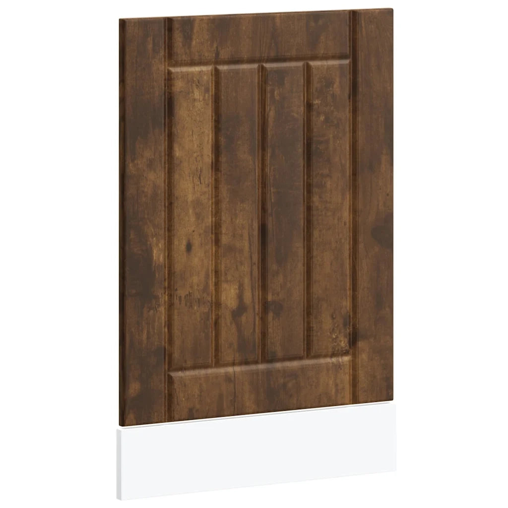 Pannello Lavastoviglie Lucca Rovere Fumo in Legno Multistrato