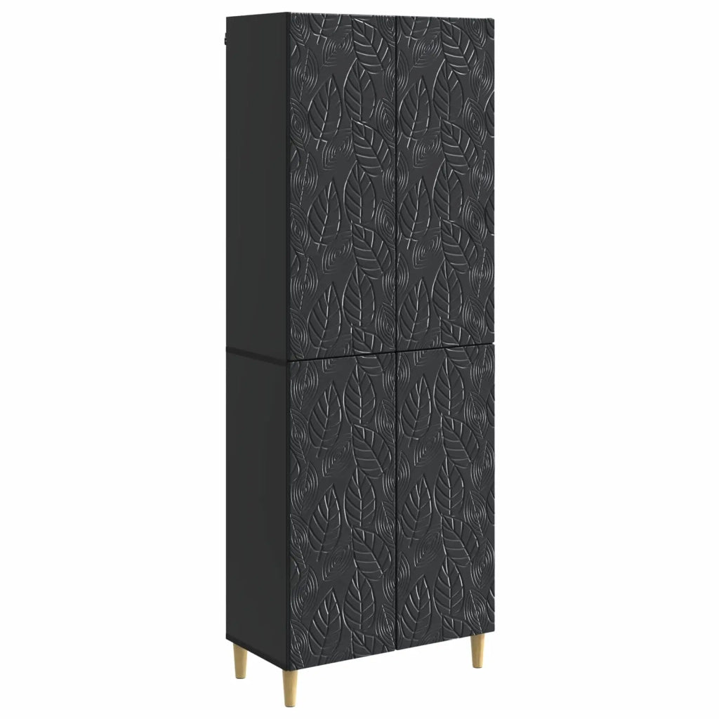 Set di armadi 2 pcs Nero Legno ingegnerizzato 3416701
