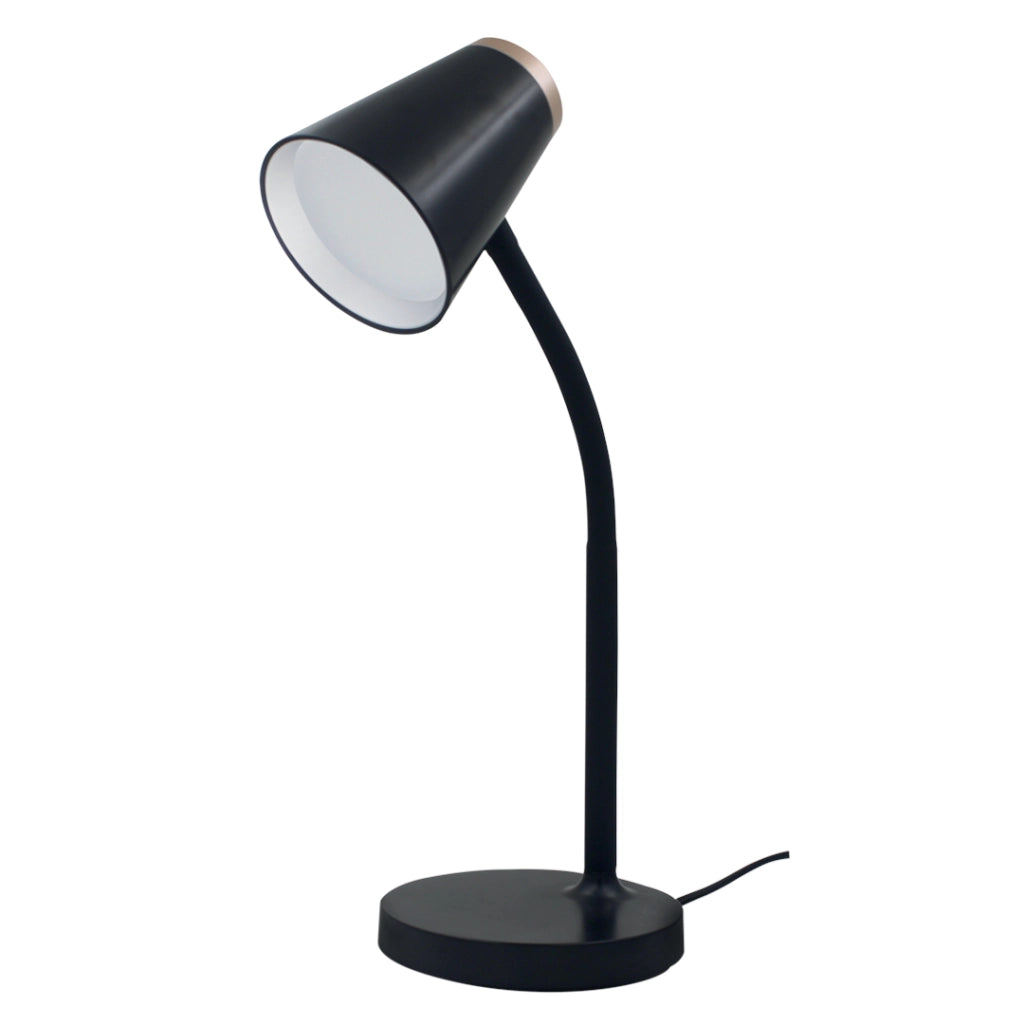 Lampada da scrivania nera flessibile LED 4,5W 4000K Chico