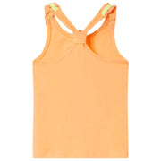 Canotta da Bambina Arancione Brillante 128