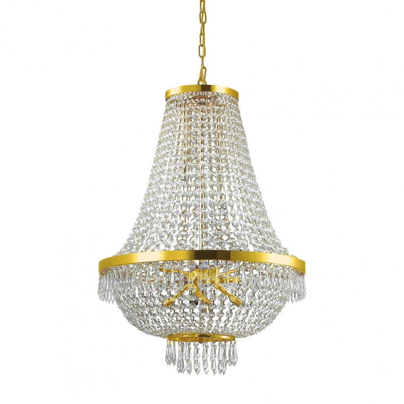 Lampada A Sospensione Caesar Sp12 Oro Ideal-Lux