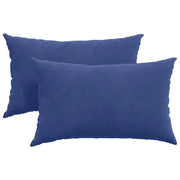 Cuscini da Divano 2 pz | Cuscini per sedie Blu Polizia 50 x 30 cm Tessuto in Cords