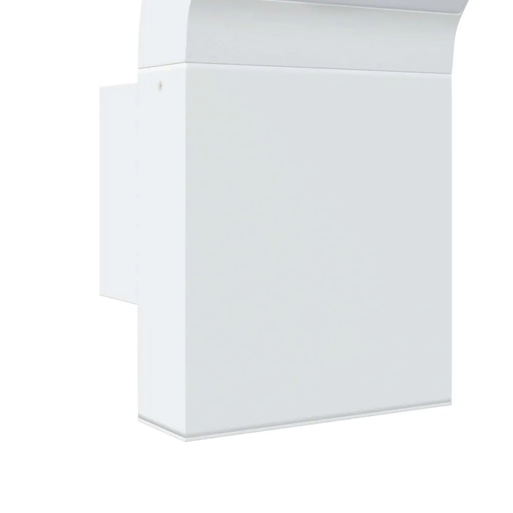 Applique per Esterni con LED 2 pz Bianche Alluminio Pressofuso 4006273