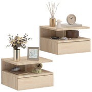 Comodini a Sospensione con Cassetto ¨C zephmum ¨C 35x32x22,5 cm Robe