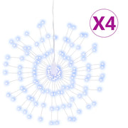 Illuminazioni di Natale Galassia 140 LED 4 pz Bianco Freddo 17cm CFW1690223