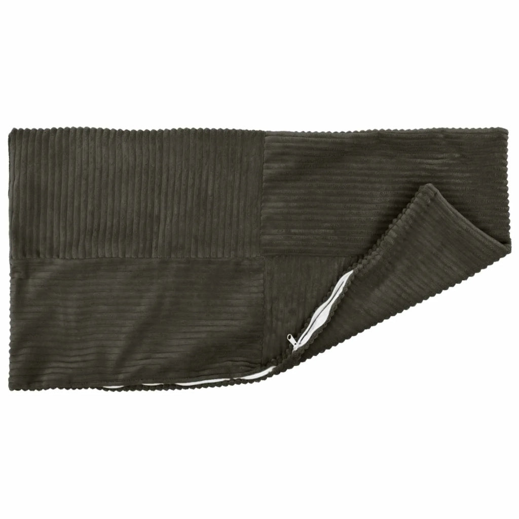 Federa 2 pcs ALMELO Antracite 40 x 60 cm corduroy 914401