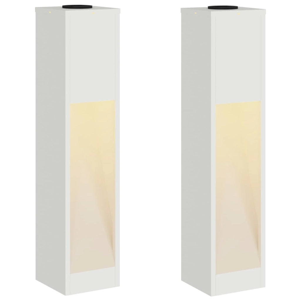 Lucina LED Solare da Percorso 2 pcs Bianco 879717