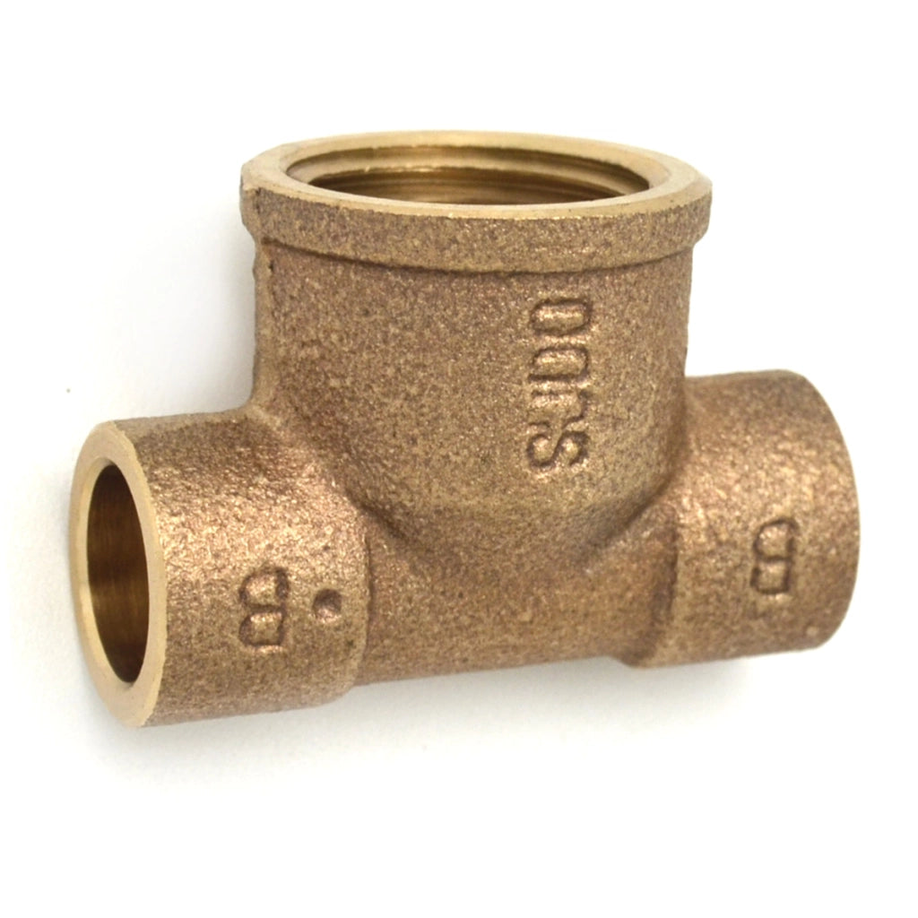 TEE BRONZO  F.  A SALDARE- 1/2 x 14- FRABO- pezzi 1